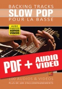 Backing tracks Slow Pop pour la basse (pdf + mp3 + vidéos)