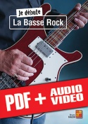 Je débute la basse rock (pdf + mp3 + vidéos)