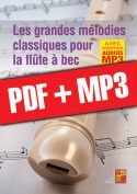Les grandes mélodies classiques pour la flûte à bec (pdf + mp3)