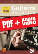 Iniciación a la guitarra acústica en 3D (pdf + mp3 + vídeos)