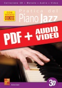 Pratica del piano jazz in 3D (pdf + mp3 + video)