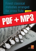 Finest classical melodies arranged for cross flute (pdf + mp3)