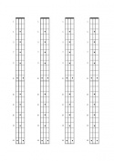 Bass guitar (24-fret diagrams)