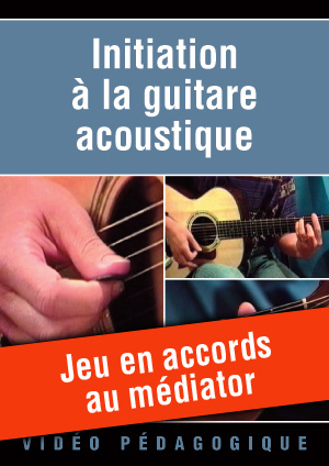 Jeu en accords au médiator