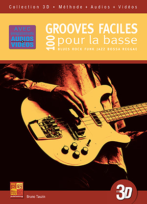 100 grooves faciles pour la basse en 3D