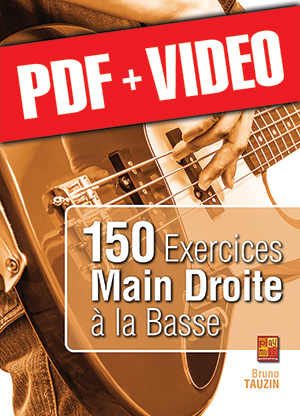 150 exercices main droite à la basse (pdf + vidéos)