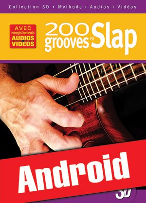 200 grooves en slap à la basse en 3D (Android)