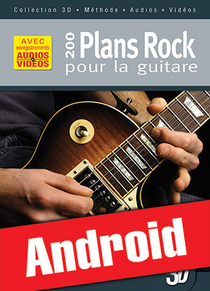 200 plans rock pour la guitare en 3D (Android)