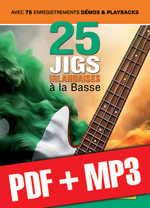 25 Jigs irlandaises à la basse (pdf + mp3)