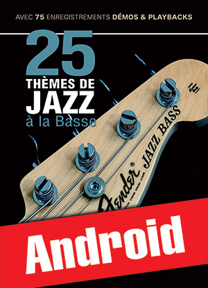 25 thèmes de jazz à la basse (Android)