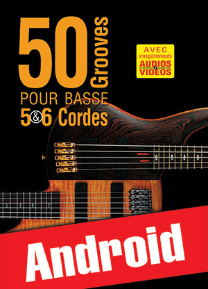 50 grooves pour basse 5 & 6 cordes (Android)