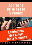 Ecartement des doigts sur la 5 cordes