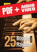 25 boogie & ragtime au piano (pdf + mp3 + vidéos)