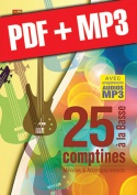 25 comptines à la basse (pdf + mp3)