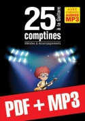 25 comptines à la guitare (pdf + mp3)