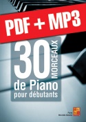 30 morceaux de piano pour débutants (pdf + mp3)