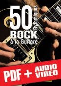 50 rythmiques rock à la guitare (pdf + mp3 + vidéos)