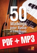 50 walkings pour basse et contrebasse (pdf + mp3)
