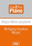 Allegro de la 40ème symphonie - Wolfgang Amadeus Mozart