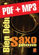 Bien débuter le saxophone (pdf + mp3)