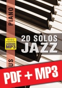 Chorus Piano - 20 solos de jazz (pdf + mp3)