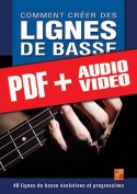 Comment créer des lignes de basse (pdf + mp3 + vidéos)