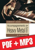Accompagnements & solos heavy metal à la guitare (pdf + mp3)