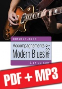 Accompagnements & solos modern blues à la guitare (pdf + mp3)