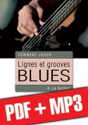 Lignes et grooves blues à la basse (pdf + mp3)