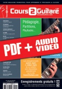 Cours 2 Guitare n°29 (pdf + mp3 + vidéos)