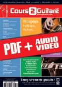 Cours 2 Guitare n°33 (pdf + mp3 + vidéos)