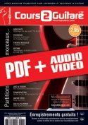 Cours 2 Guitare n°39 (pdf + mp3 + vidéos)