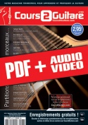Cours 2 Guitare n°43 (pdf + mp3 + vidéos)