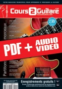 Cours 2 Guitare n°44 (pdf + mp3 + vidéos)