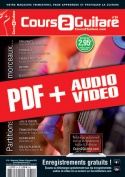 Cours 2 Guitare n°51 (pdf + mp3 + vidéos)