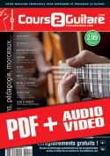 Cours 2 Guitare n°54 (pdf + mp3 + vidéos)