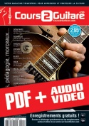 Cours 2 Guitare n°55 (pdf + mp3 + vidéos)