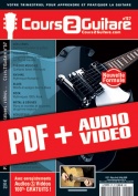Cours 2 Guitare n°57 (pdf + mp3 + vidéos)