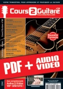 Cours 2 Guitare n°58 (pdf + mp3 + vidéos)
