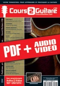 Cours 2 Guitare n°59 (pdf + mp3 + vidéos)