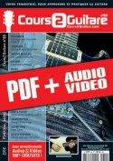 Cours 2 Guitare n°60 (pdf + mp3 + vidéos)