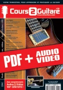 Cours 2 Guitare n°61 (pdf + mp3 + vidéos)