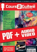 Cours 2 Guitare n°83 (pdf + mp3 + vidéos)