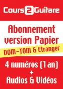 Abonnement Cours 2 Guitare (Papier) - Dom/Tom & Etranger