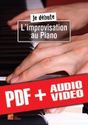 Je débute l’improvisation au piano (pdf + mp3 + vidéos)