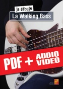 Je débute la walking bass (pdf + mp3 + vidéos)