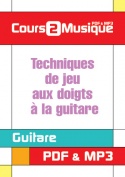 Techniques de jeu aux doigts à la guitare