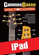 Gammes Basse pour 5 & 6 cordes (iPad)
