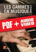 Les gammes en musique au piano (pdf + mp3 + vidéos)