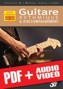 La guitare rythmique et d'accompagnement en 3D (pdf + mp3 + vidéos)